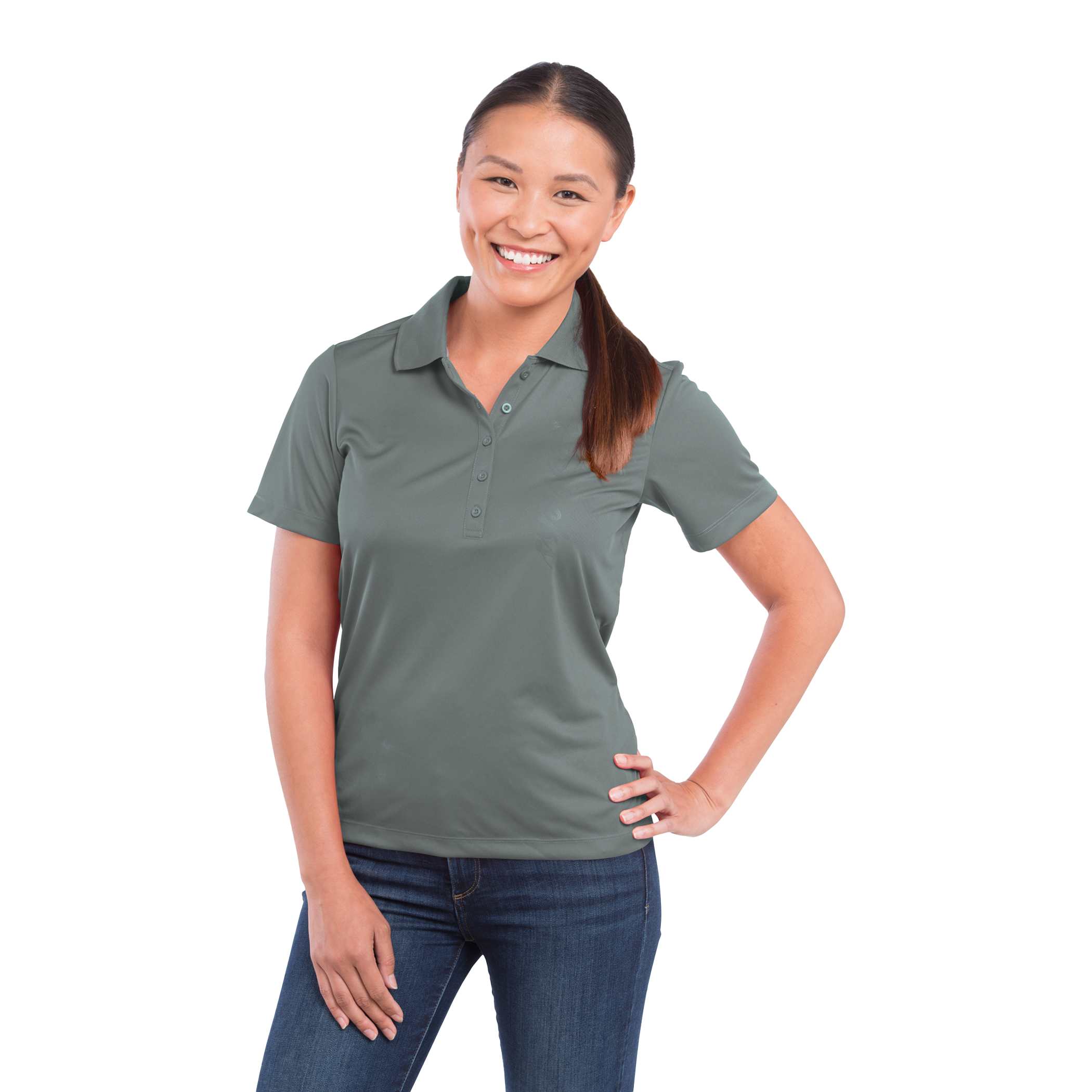 Women’s DADE Short Sleeve Performance Polo (TM96398)